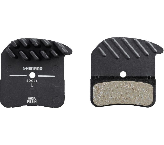 Shimano H03A-RF Kunstharz Scheibenbremsbelag mit Kühllamellen