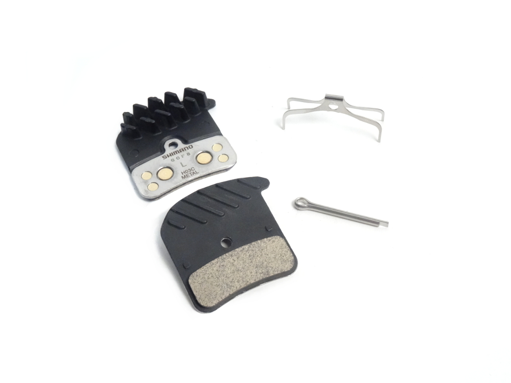 Shimano Bremsbeläge Ice Tech H03C Metall mit Kühlrippen