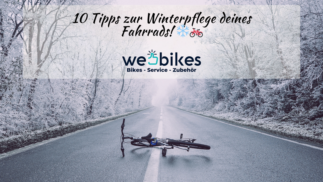 10 Tipps zur Winterpflege deines Fahrrads! ❄️🚲