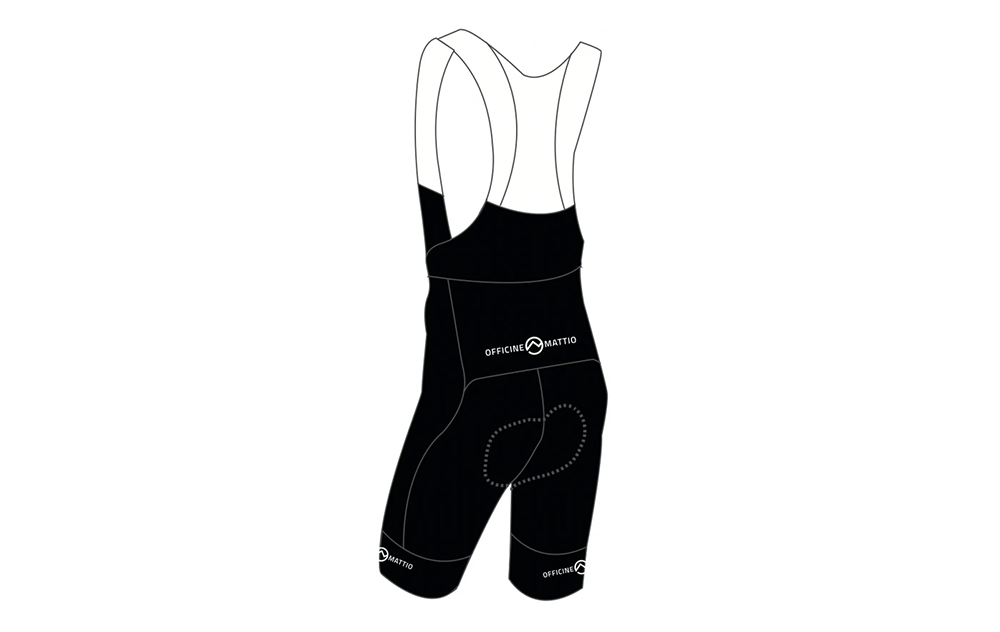 Officine Mattio OM Logo Bibshorts Black 2022